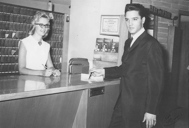 Elvis checks into the Sahara on July 14, 1963.  Elvis started filming .Viva Las Vegas with Ann Margaret the next day.  